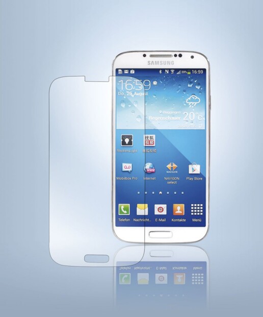Façade de protection en verre trempé pour Samsung Galaxy S4