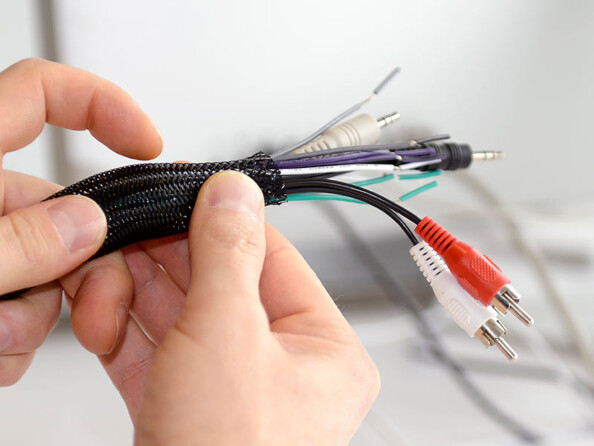 Gaine tressée auto-fermante - 5 m