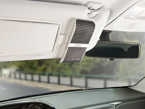 Kit mains libres solaire avec bluetooth multipoint/DSP