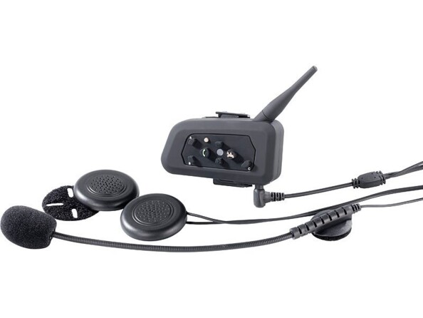 Micro-casque intercom avec bluetooth pour casque de moto