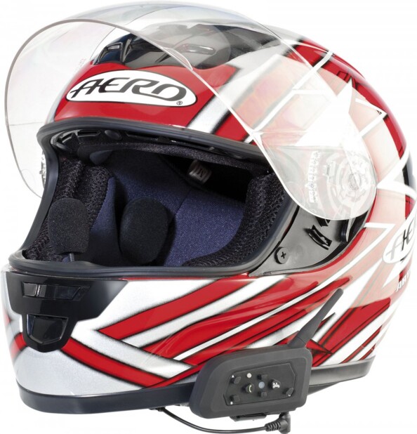 Micro-casque intercom avec bluetooth pour casque de moto