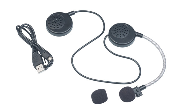 intercom bluetooth sans fil pour casque de moto avec 2 haut-parleurs callstel