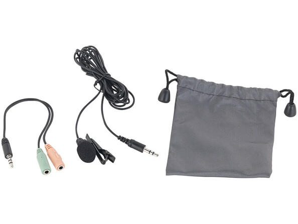 Micro cravate à condensateur MC-100.mini pour smartphone, tablette et ordinateur