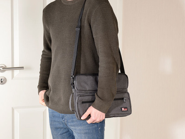 Sac bandoulière rembourré pour ordinateur portable jusqu'à 13"