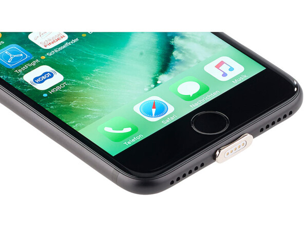 dongle magnétique lightning pour iphone 5 6 7 pour chargement sur station d'accueil callstel hz2840
