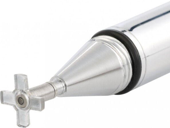 Stylet tactile avec croix de positionnement et stylo à bille