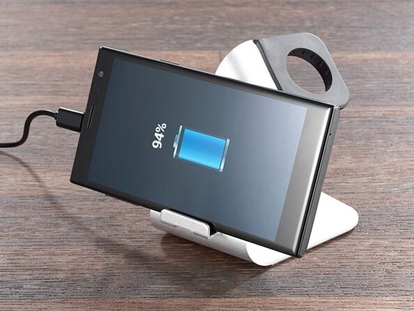 Support de chargement 2 en 1 pour Apple Watch et smartphones