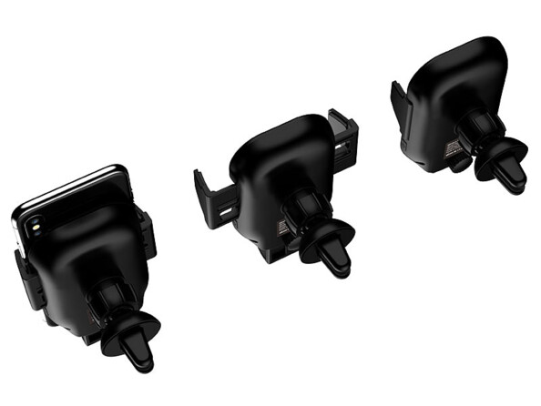 Support pour fixer votre téléphone sur la grille d'aération de votre voiture.