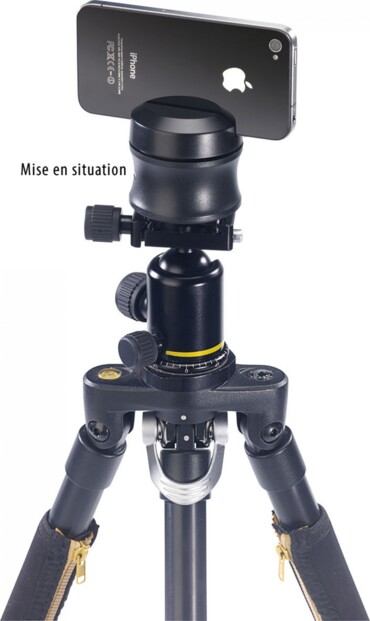 Support rotatif 360° automatique pour smartphone