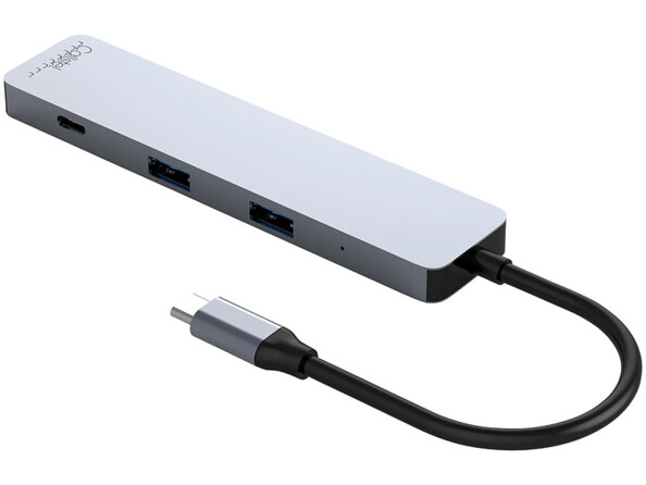 Hub USB et adaptateur smartphone/ordinateur avec souris optique et clavier USB