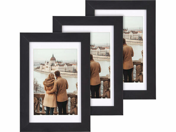 3 cadres photo A6 en acrylate 
