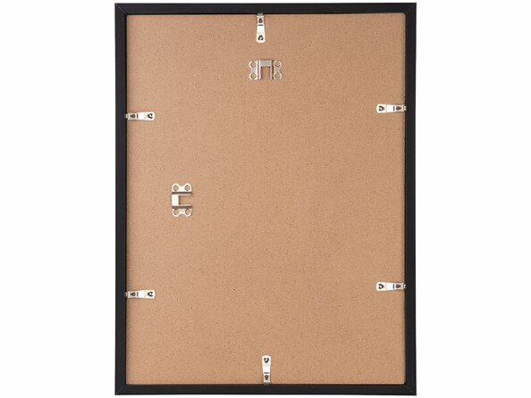 cadre photo en bois 30 x 40 cm avec verre acrylique - coloris noir