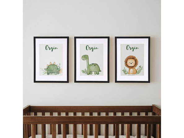 3 cadres photo en bois 30 x 40 cm avec verre acrylique - coloris noir