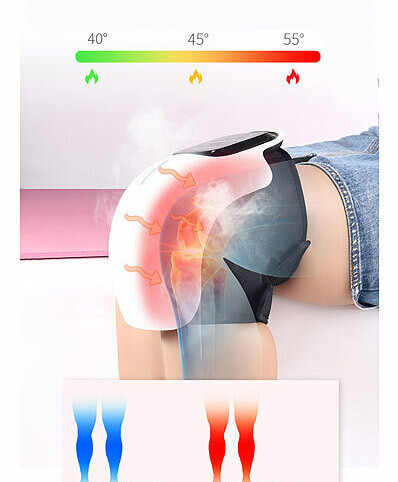 masseur de genou chauffant sans fil