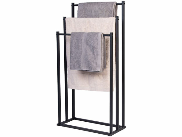 Porte-serviettes à 3 barres en métal