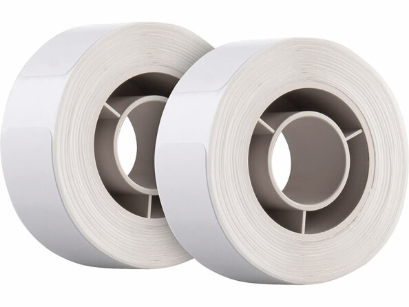 2 rouleaux de 165 étiquettes thermiques autocollantes 15 x 30 mm