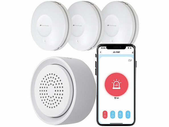 3 détecteurs d'eau connectés 90 dB XMD-120