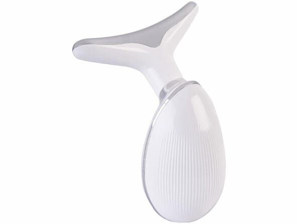 Appareil de massage du visage chauffant EMS vu de dos