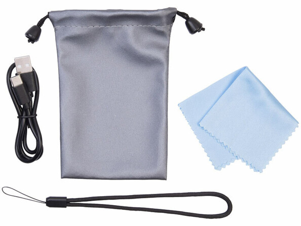 accessoires pour APN 4K, câble USB dragonne et housse