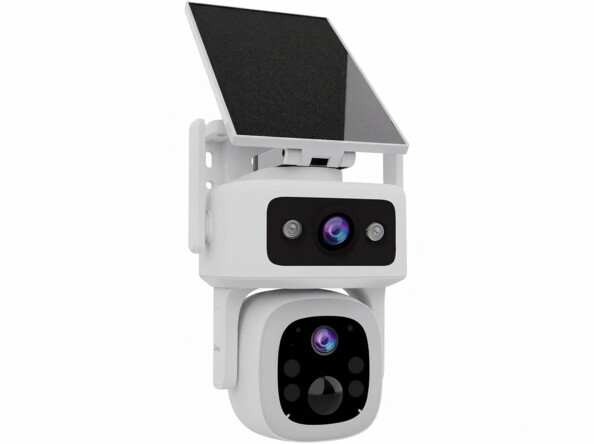 Caméra de surveillance solaire double objectif PTZ 4G/LTE IPC-920.lte