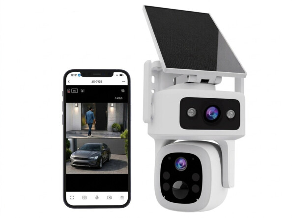 Caméra de surveillance solaire double objectif PTZ 4G/LTE IPC-920.lte