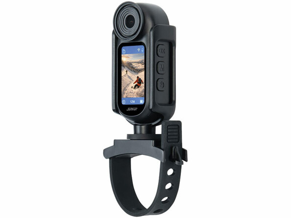 Caméra sport 4K avec boîtier étanche