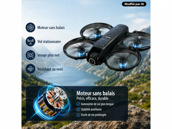 Drone avec moteur sans balai