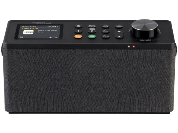 Enceinte TV et radio DAB/FM portable rechargeable avec fonction bluetooth