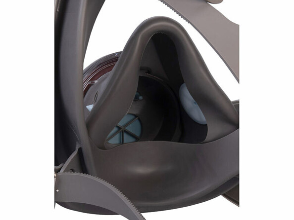 vue zoomée intérieur Masque de protection respiratoire intégral réutilisable AS-110