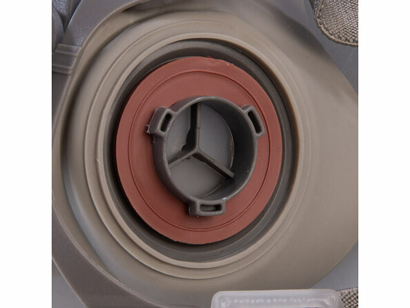 zoom sur clip pour filtres sur masque respiratoire de protection