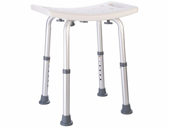 Tabouret de douche antidérapant réglable en hauteur