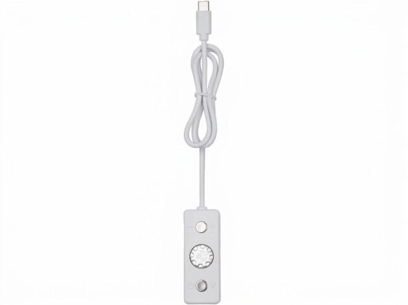 Câble d'alimentation USB blanc du ventilateur de radiateur