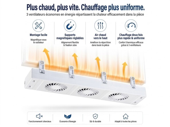 Ventilateur électrique pour radiateur