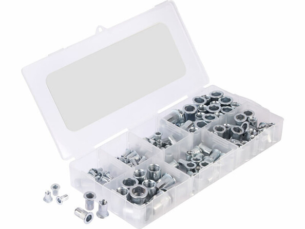 250 écrous à riveter en acier inoxydable M3 à M12