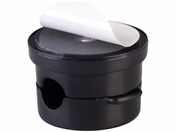 clip organiseur pour câbles rotatifs à 360° avec fermeture magnétique