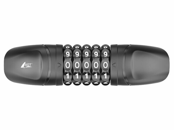 Antivol chaîne en acier combinaison 5 chiffres pour vélo 90 cm