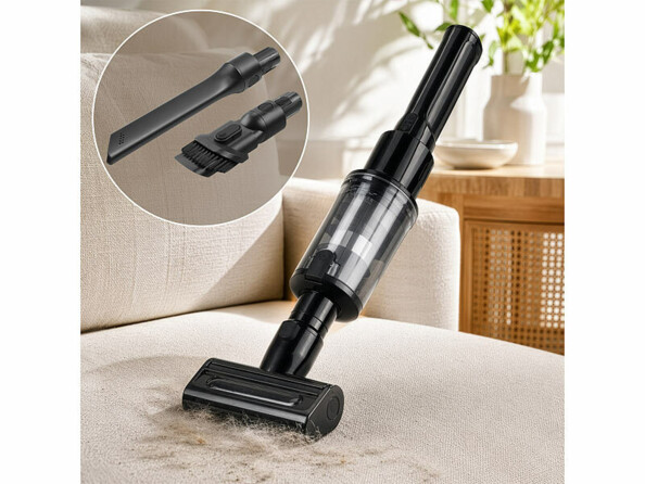 Aspirateur sans fil rechargeable 15 kPa BHS-750 avec double brosse motorisée