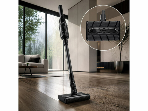 Aspirateur sans fil rechargeable 15 kPa BHS-750 avec double brosse motorisée
