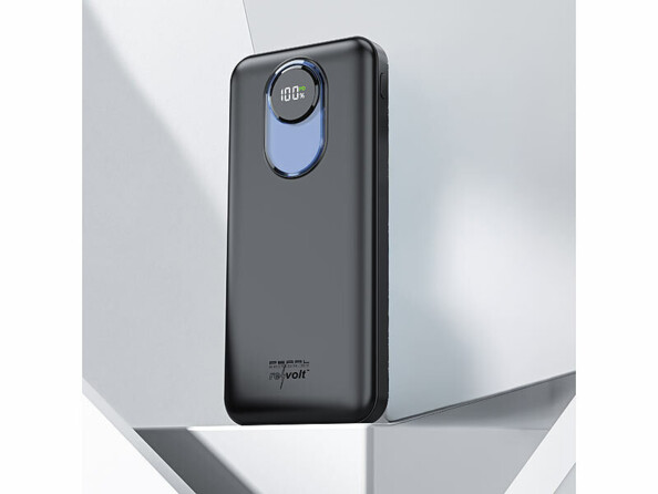 Batterie externe 10000 mAh PB-845 vue de 3/4 face