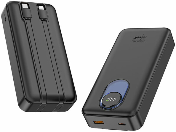 Batterie externe 20000 mAh PB-850 vue de face et de dos