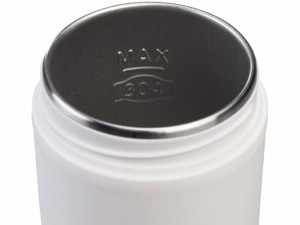 Bouilloire de voyage 500 ml et gourde isotherme vue de l'ouverture sur le dessus