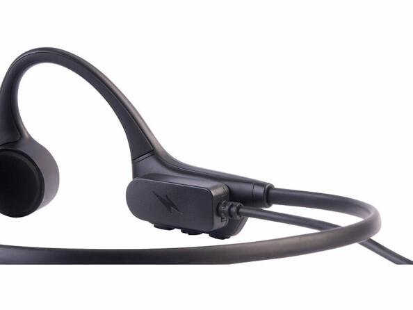 Casque à conduction osseuse étanche OHS-410.bt bluetooth 5.4 avec câble de chargement magnétique sur le casque