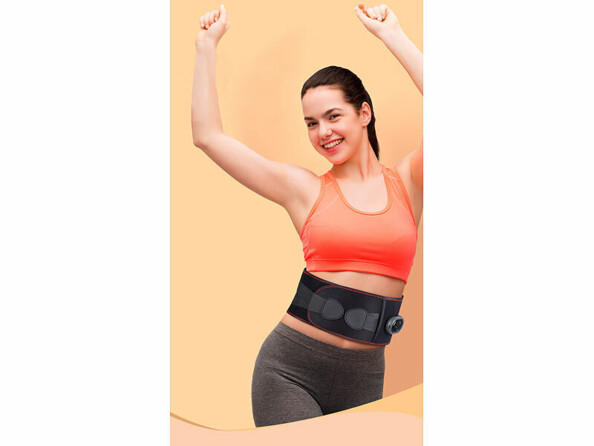 Ceinture dorsale chauffante et massante rechargeable