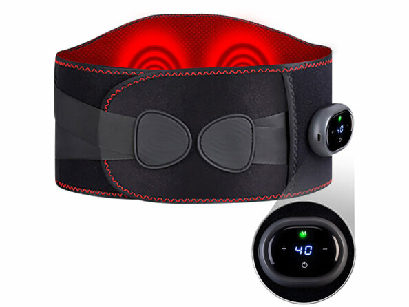 Ceinture dorsale chauffante et massante rechargeable