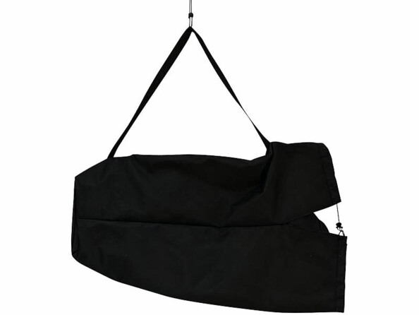 chaise de camping pliable duo repliée dans sa housse de transport