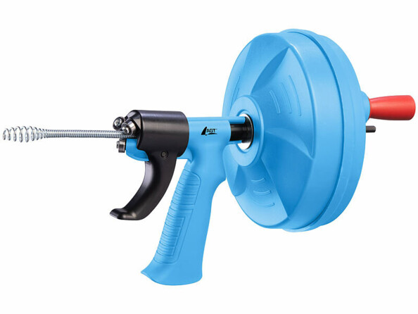 déboucheur de canalisation 8 m / Ø 6,3 mm avec manivelle et mandrin pour perceuse