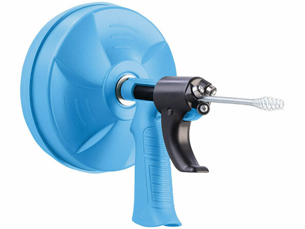 Furet déboucheur de canalisation 8 m / Ø 6,3 mm avec manivelle et mandrin pour perceuse