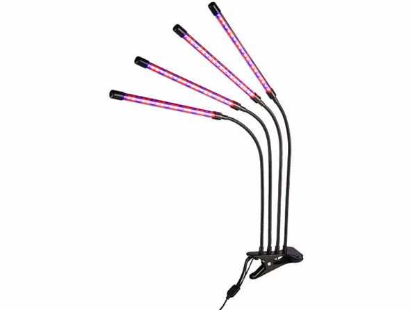 Lampe de croissance USB avec LED à spectre complet - 4 cols de cygne