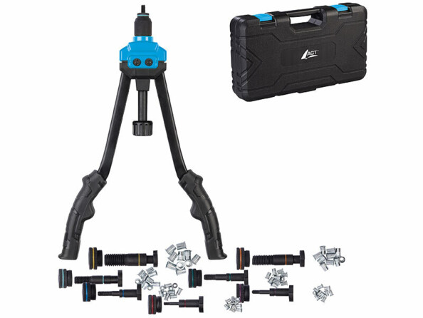 Pince à riveter professionnelle 40 cm avec 80 rivets