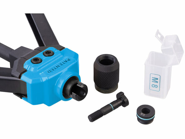 Pince à riveter 40 cm avec mandrins